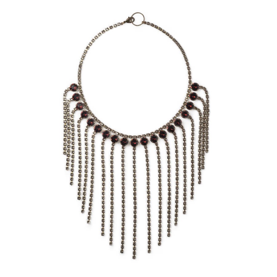 Ожерелье "Burgundy Fringe"